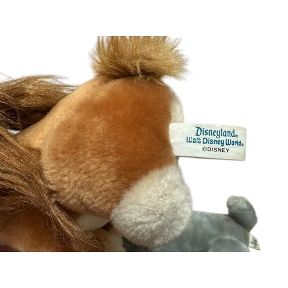 Lady and The Tramp 8" Stuffed Plushes Walt Disney World Disneyland Vintage Dogs - Picture 5 of 10